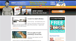 Desktop Screenshot of bretthomson.com